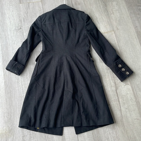 Boden Black Double-Breasted Coat - Picture 15 of 16